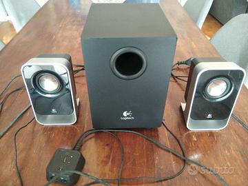 Casse Logitec modello LS21 2.1 con subwoofer e 2 s