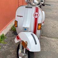 Vespa p 125 x px125 anno 1981 targa oro asi