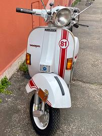 Vespa p 125 x px125 anno 1981 targa oro asi