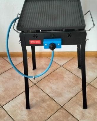 BARBECUE PLANCHA GAS MONO 40 usato pochissimo 