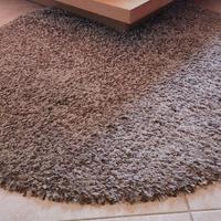 Tappeto rotondo 130cm beige Ikea. Come nuovo