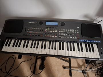 Tastiera Farfisa G7 + supporto richiudibile