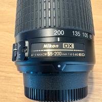 Teleobiettivo Nikon 55-200