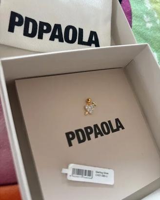 Charm pdpaola in argento nuovo