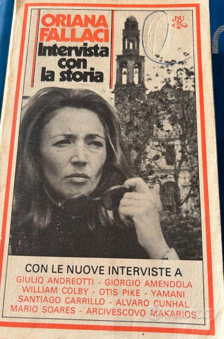 Intervista con la storia, Oriana Fallaci, BUR 1977 Libri e Riviste In vendita a Milano