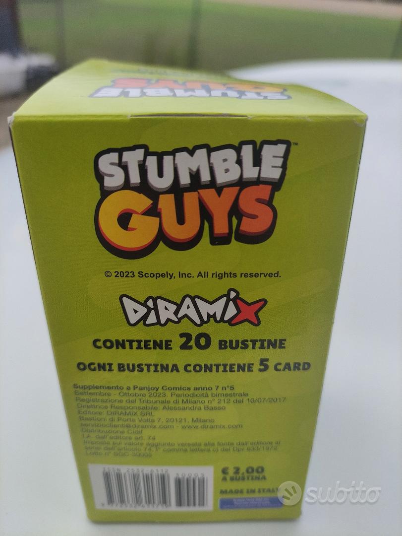 DIRAMIX STUMBLE GUYS OFFICIAL CARD COLLECTION 2023 LOTTO DA 10 BUSTINE DI  CARDS