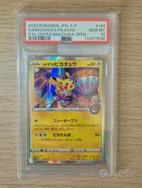 Carta Pokemon Pikachu 144 Kanazawa PSA 10