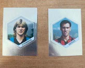 Figurine Panini Supersport Hateley e Strombrerg
