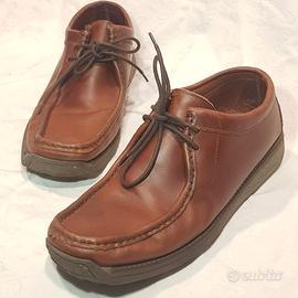 Mocassino tipo Klarks pelle, stringato  Tg 44