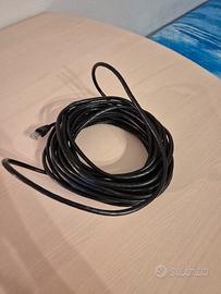 Cavo Ethernet LAN RJ45 Cat 5e 10 Metri Nero