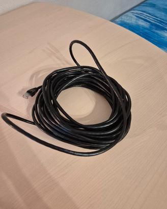 Cavo Ethernet LAN RJ45 Cat 5e 10 Metri Nero