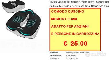 Cuscino ergonomico poltrona - RIBASSATO A 20 EURO