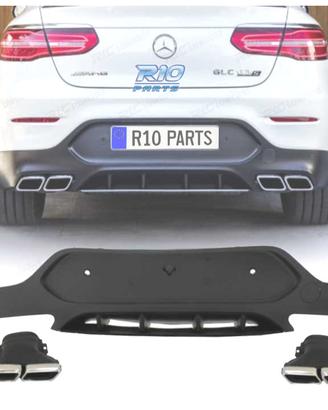 DIFUSORE MERCEDES GLC C253 COUPE 15-18 LOOK AMG GL