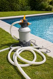 Impianto filtro a sabbia per piscina