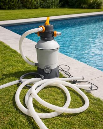 Impianto filtro a sabbia per piscina
