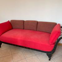 Divano dormeuse in ferro battuto