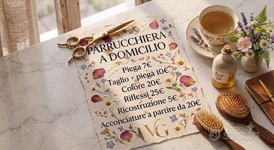 Parrucchiera a domicilio 