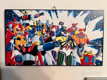 Stampa in legno Robot