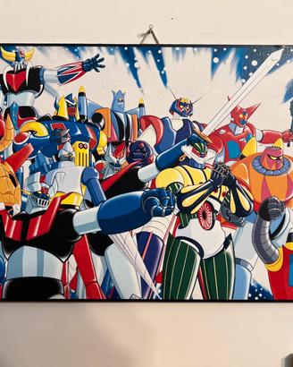 Stampa in legno Robot