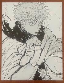 Quadro decorativo Anime Manga (Gojo) - Wall Art in
