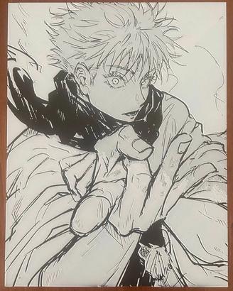 Quadro decorativo Anime Manga (Gojo) - Wall Art in
