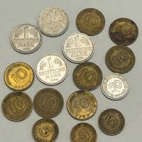 Collezione 16 monete tedesche Germania 1949/89