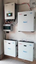 Fotovoltaico 15kw off grid 8kw impianto accumulo