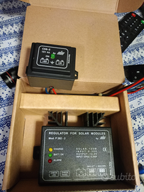 Caricabatterie solare cbe e parallelatore