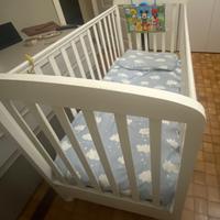 Lettino marca Picci con cassetti + materasso