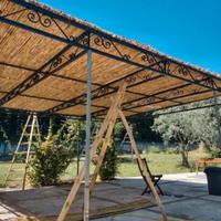 grande e robusto gazebo / pergola / tettoia 