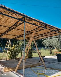grande e robusto gazebo / pergola / tettoia 