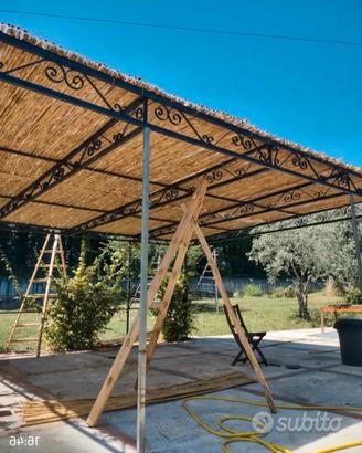 grande e robusto gazebo / pergola / tettoia 