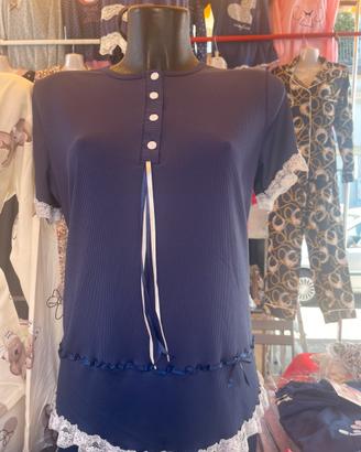 Pigiama Donna con Pizzo - NUOVO con cartellino