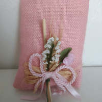 Sacchettini Juta rosa per bomboniere