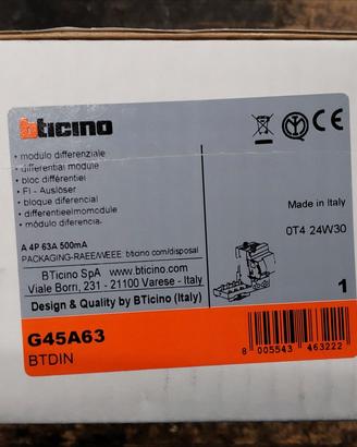 Ticino Differenziale 