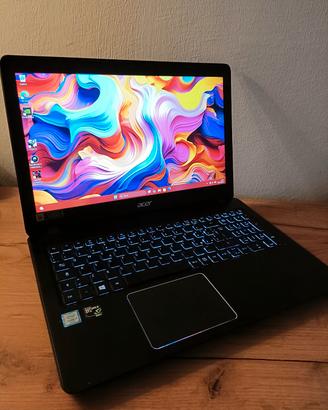 Notebook gaming Acer i7 gtx 8gb ram 