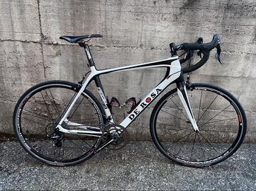 Bici da corsa de rosa carbonio varie misure