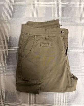 Pantaloni Scout con tasconi verdi uomo - Taglia M
