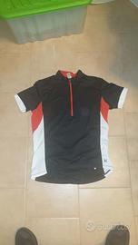 Maglietta ciclismo con zip tagliaL