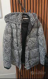 Coach - piumino in pelle e piuma 