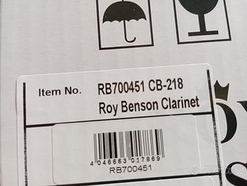 Clarinetto Roy Benson cb218
