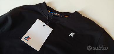 STUPENDA FELPA DONNA K-WAY TAGLIA S leggera