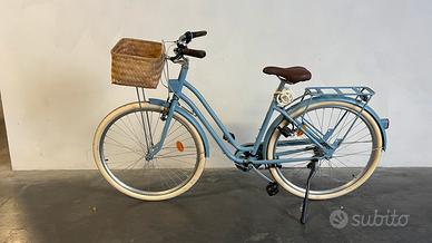 Bicicletta Elops 520 azzurra
