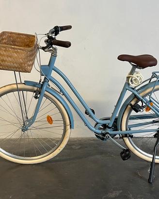 Bicicletta Elops 520 azzurra