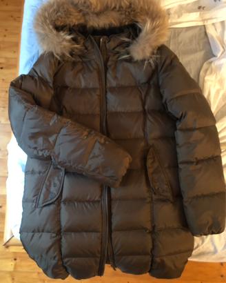 Parka donna con cappuccio in vera pelliccia Bomboo