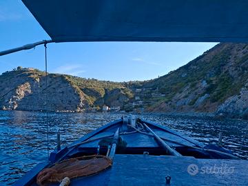 Gozzo in legno a motore entrobordo 5mt