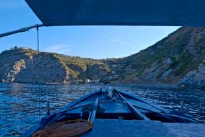 Gozzo in legno a motore entrobordo 5mt