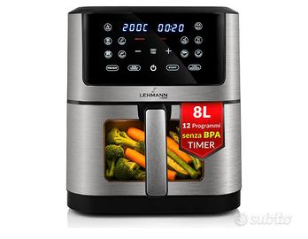 LEHMANN Friggitrice ad Aria XXL 8L