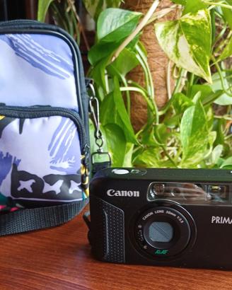Macchina fotografica vintageCANON PRIMA 5,custodia