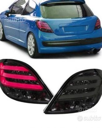 Fari posteriori tube led peugeot 207 smoke